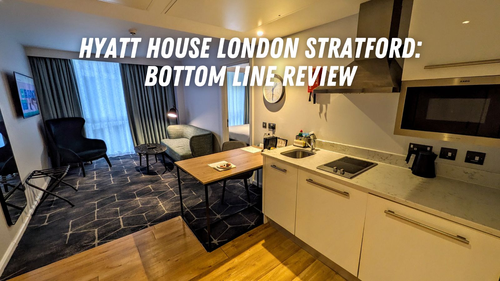 Hyatt House London Stratford in a 1 King Bed Suite Cherry Park View Bottom Line Review Hotel