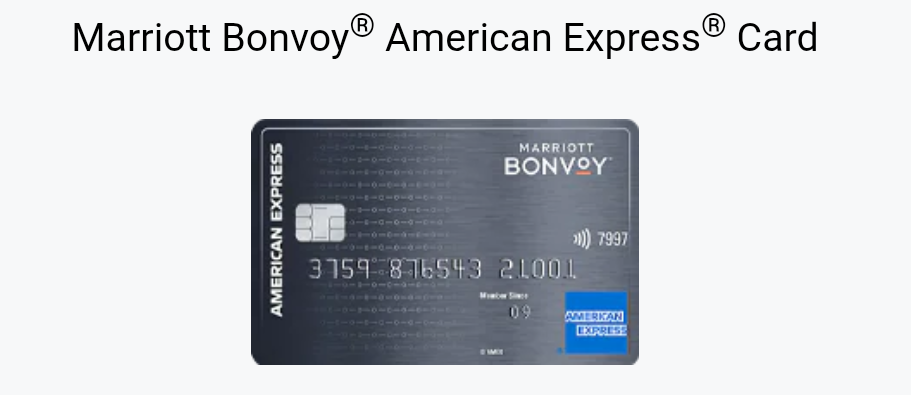 Marriott Amex card in the UK