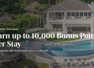 Marriott Homes & Villas 2,000 points per night promotion