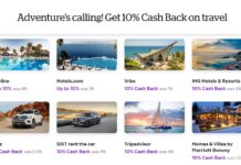 Rakuten 10x travel sites