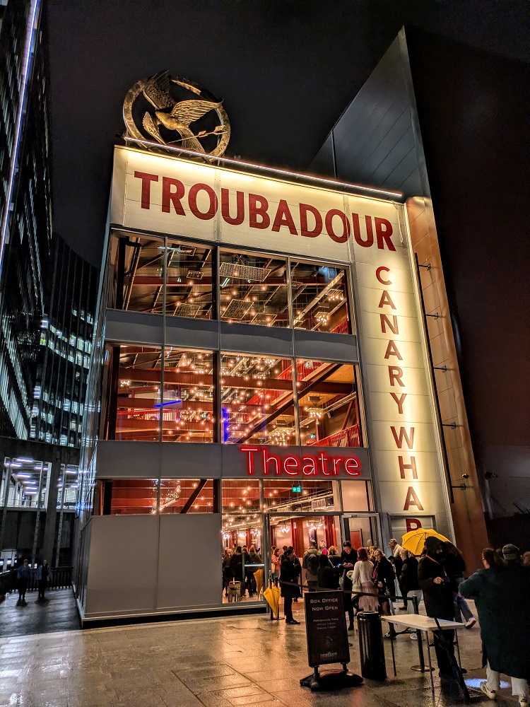 The Hunger Games On Stage at Troubadour Canary Wharf Theatre in London