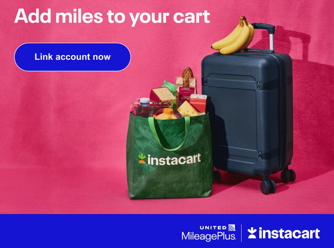 United Instacart promotion