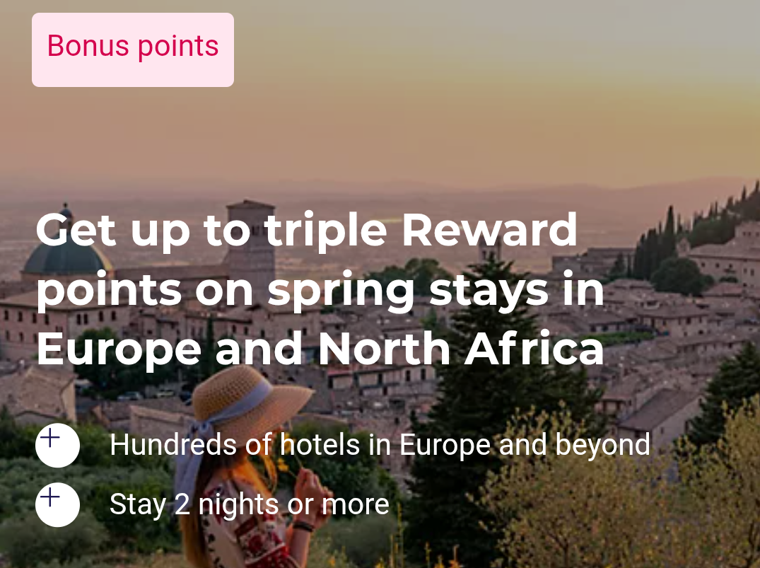 Accor double triple points promotion