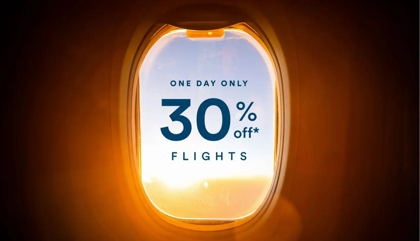 Alaska Airlines promotion 30% off flights