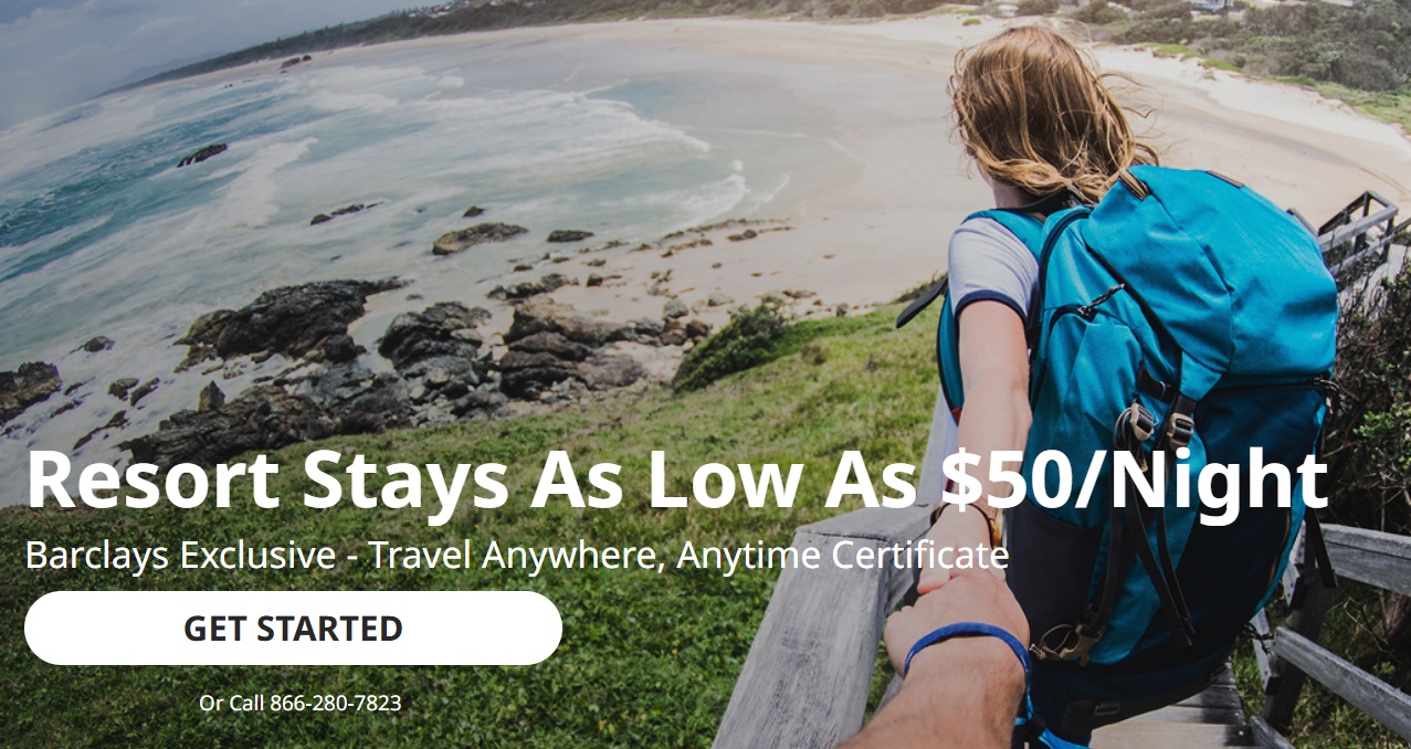 Barclays Wyndham Resort Vacation Certificates