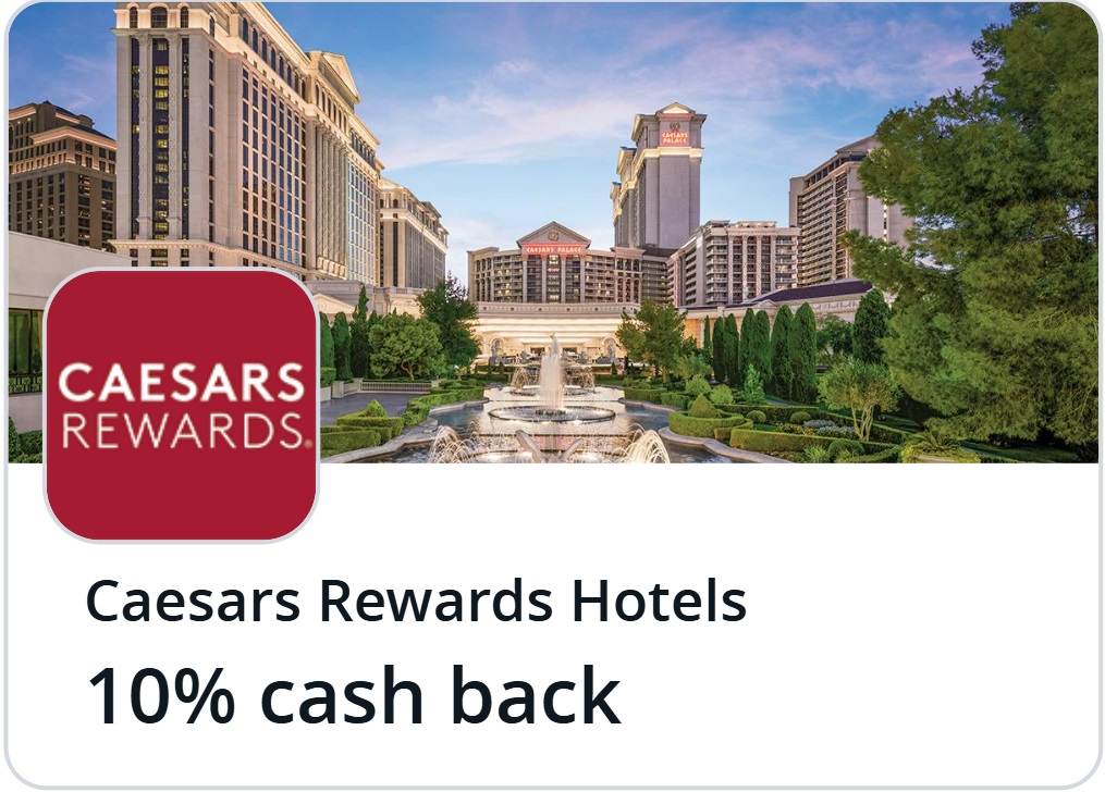 Caesars Rewards Chase Offer 10% back
