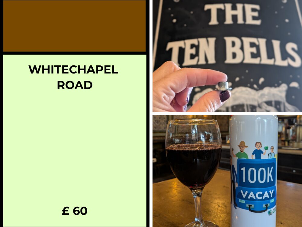 London UK Monopoly board activity ideas - Whitechapel Road