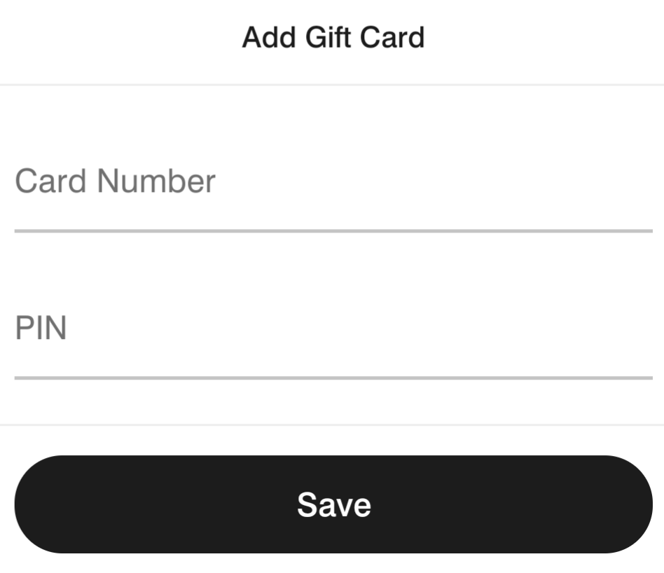 Marriott gift card addition