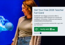 SeaWorld teacher promotion