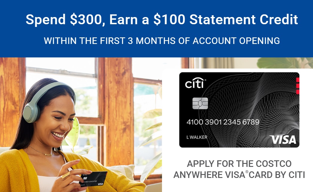 Targeted Costco credit card welcome offer