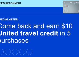 United cardholder spending offer