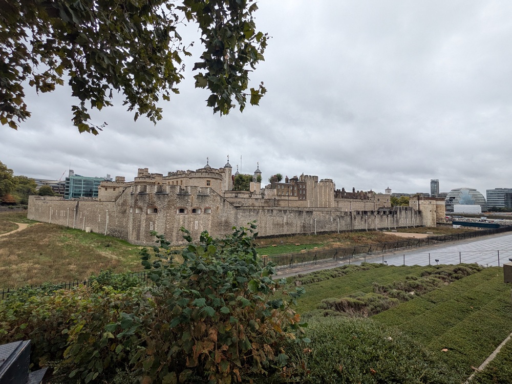 View of the Tower of London from Whitechapel Road