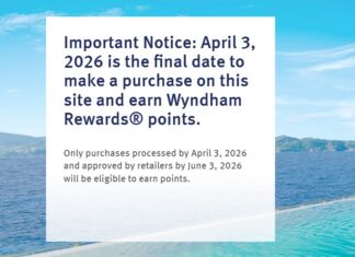 Wyndham Rewards shopping portal closing