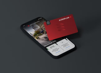 Air Canada Aeroplan membership card