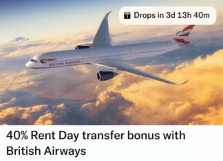 Bilt Rent Day May 2026 Avios transfer bonus