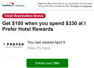 Capital One Shopping I Prefer Preferred Hotels