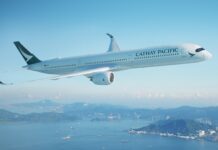 Cathay Pacific A350-1000 Airplane