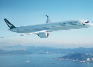 Cathay Pacific A350-1000 Airplane