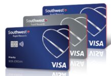Chase Southwest credit cards