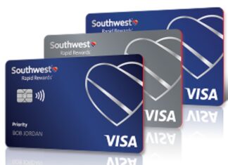 Chase Southwest credit cards