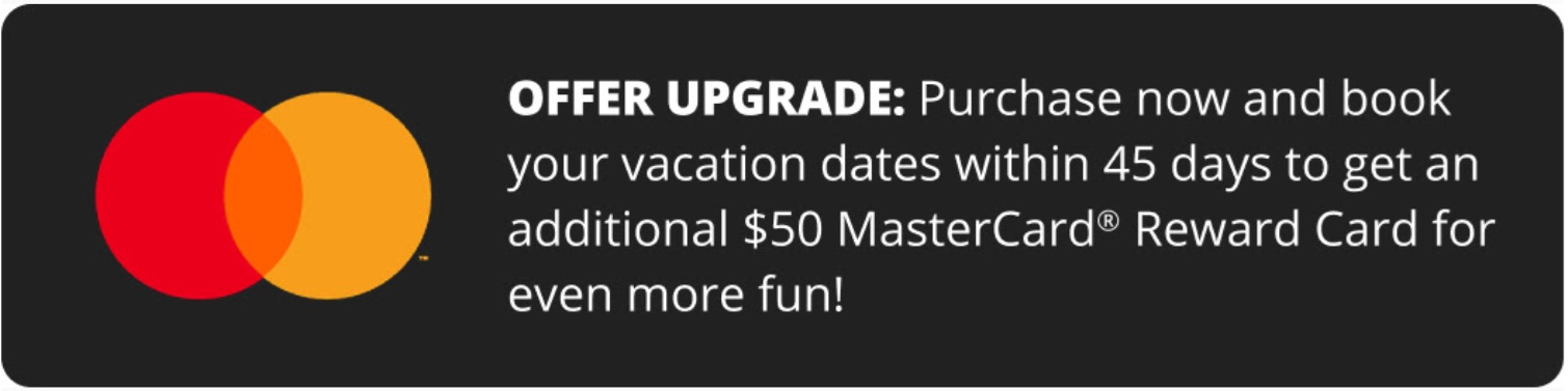 Choice Privileges Bluegreen Vacations timeshare offer April 2026 - extra $50 Mastercard gift card