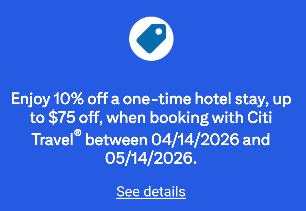 Citi Travel discount promotion