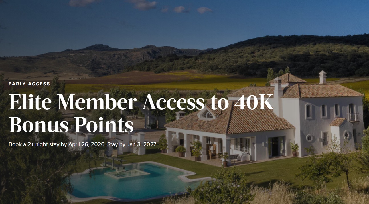 Homes & Villas by Marriott promotion 40K bonus points