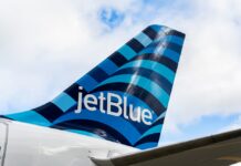 JetBlue Airbus A220 airplane
