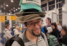 Stack of hats on Nick