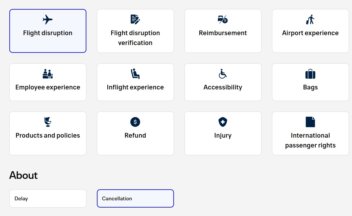 United UK261 claim - screen 2