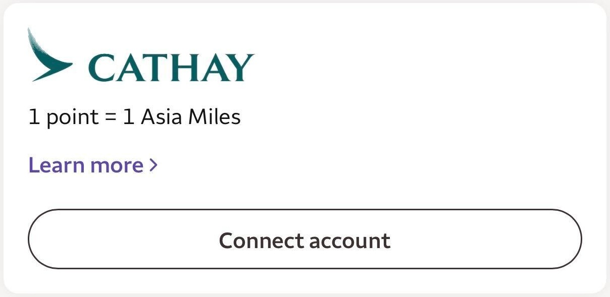 Wells Fargo Cathay Pacific transfer partner