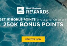 Best Western promo 1K bonus points per night 20K points