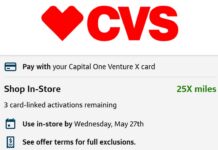 Capital One Offers CVS 25X