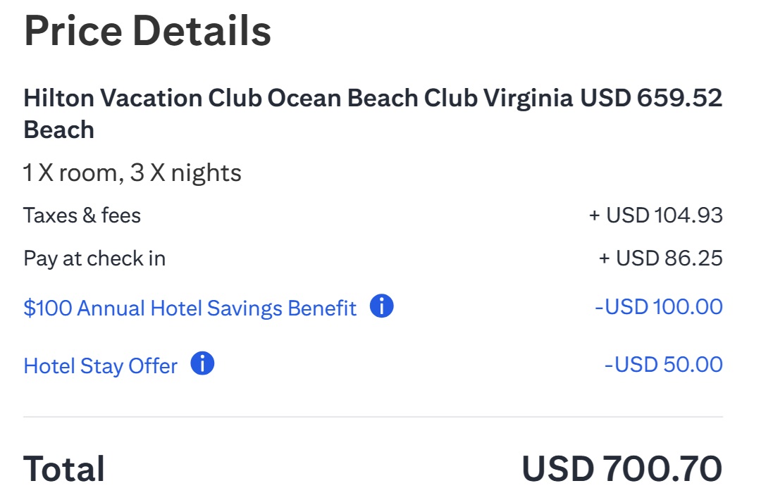 Citi Travel $50 off $300 stacked with $100 discount