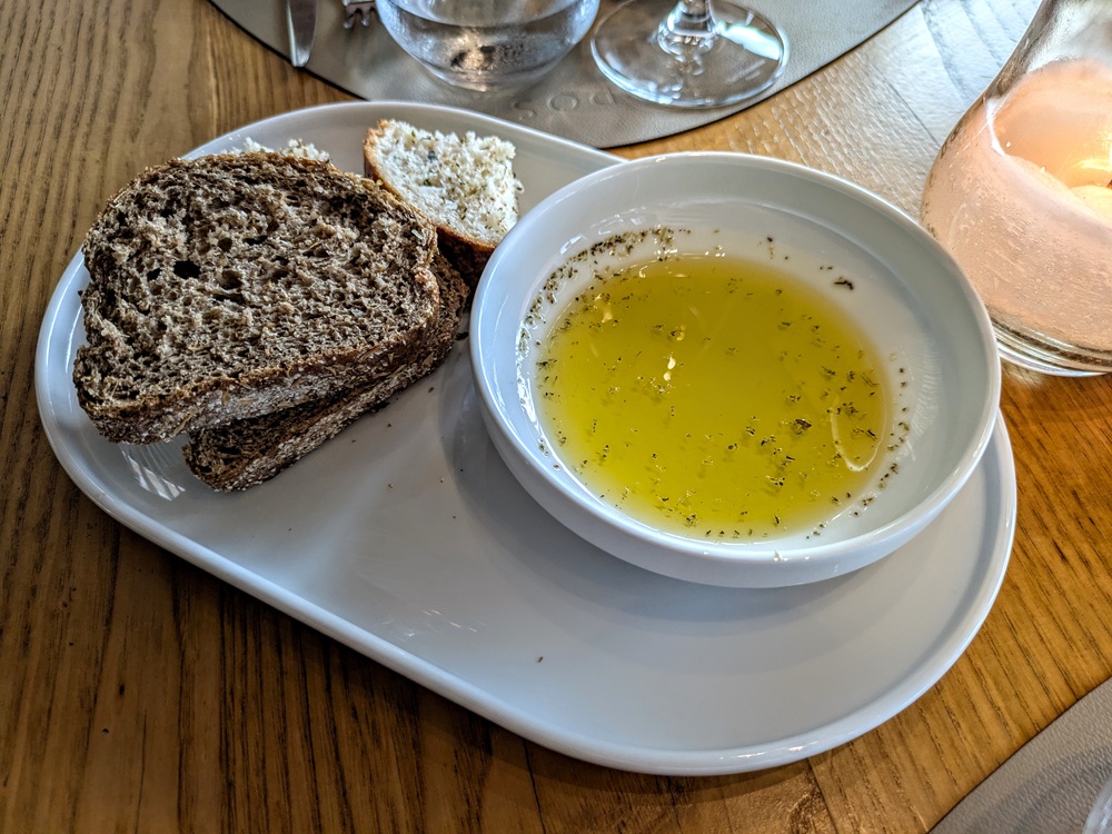 Domes Noruz Chania, Crete - Bread & olive oil