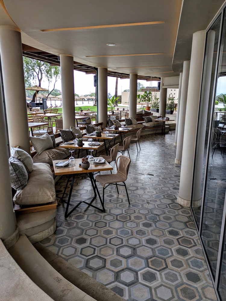 Domes Noruz Chania, Crete - Topos Restaurant outdoor seating