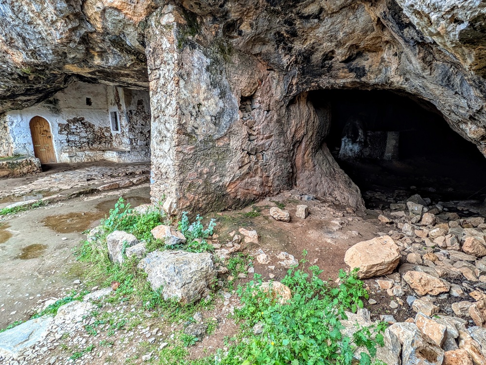 Entrance of Arkoudiotissa Cave (Bear Cave)