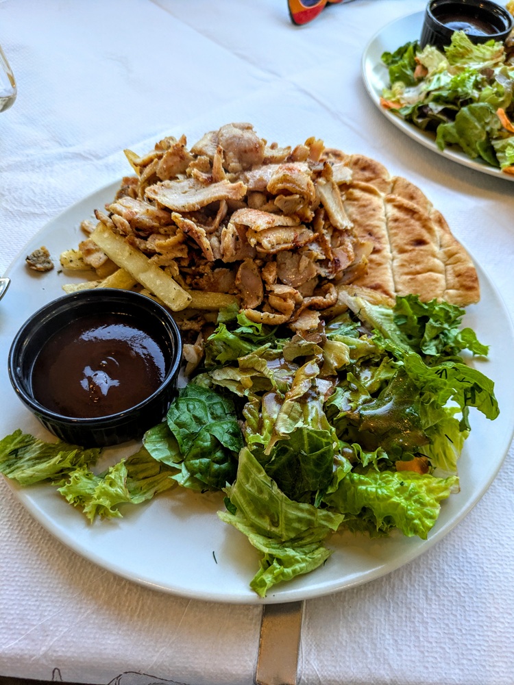 Gyros plate at Fork N' Knife