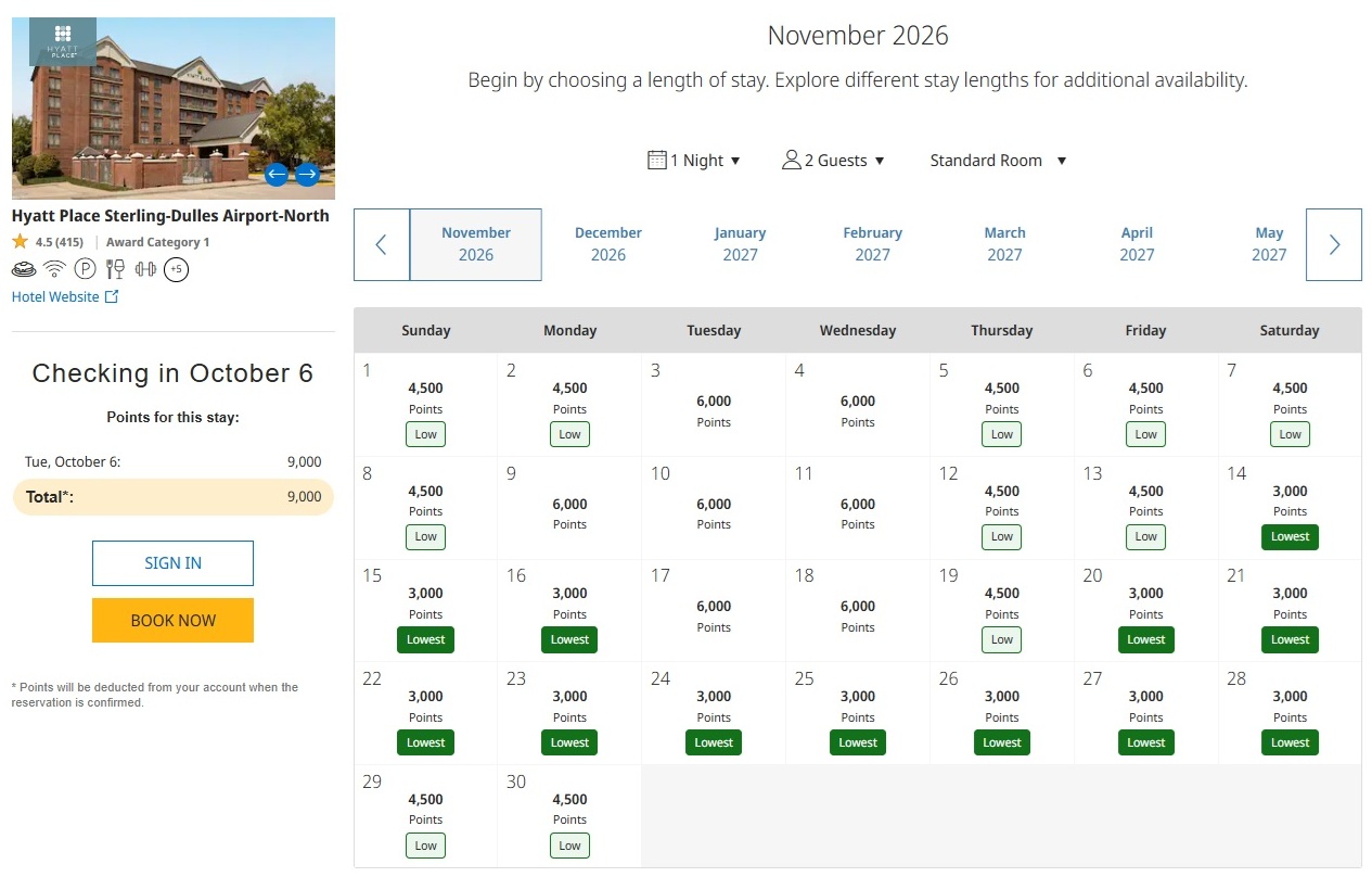 Hyatt Place Sterling-Dulles Airport-North November 2026 after