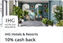 IHG Chase Offer 10% back
