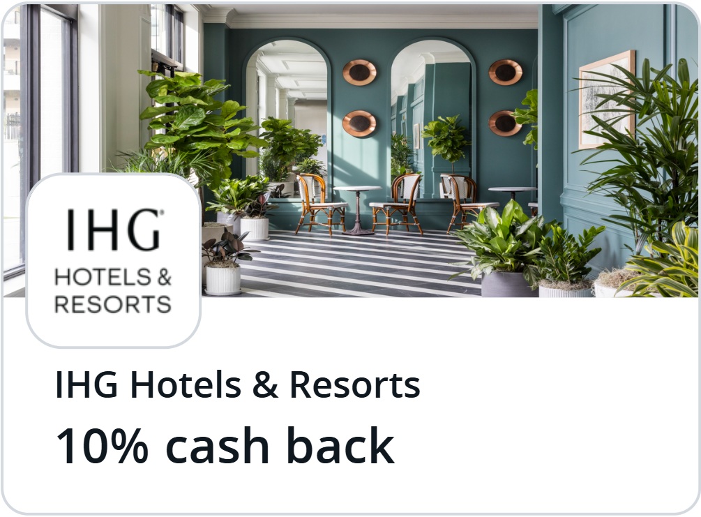 IHG Chase Offer 10% back