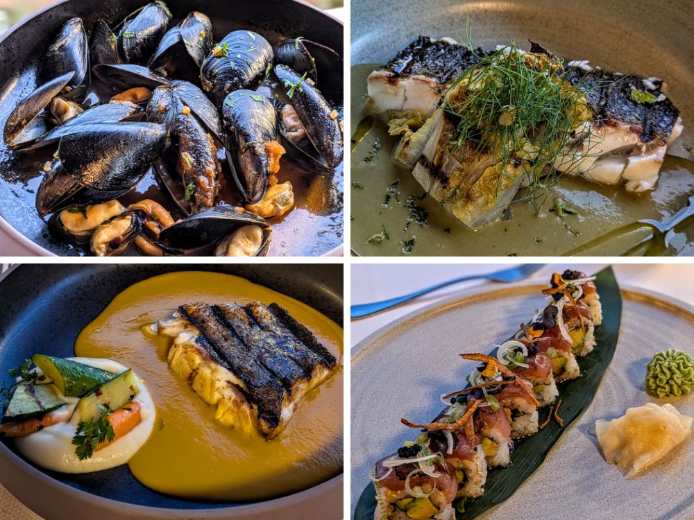 JW Marriott Crete Resort & Spa - Dinner at Onalos seafood restaurant
