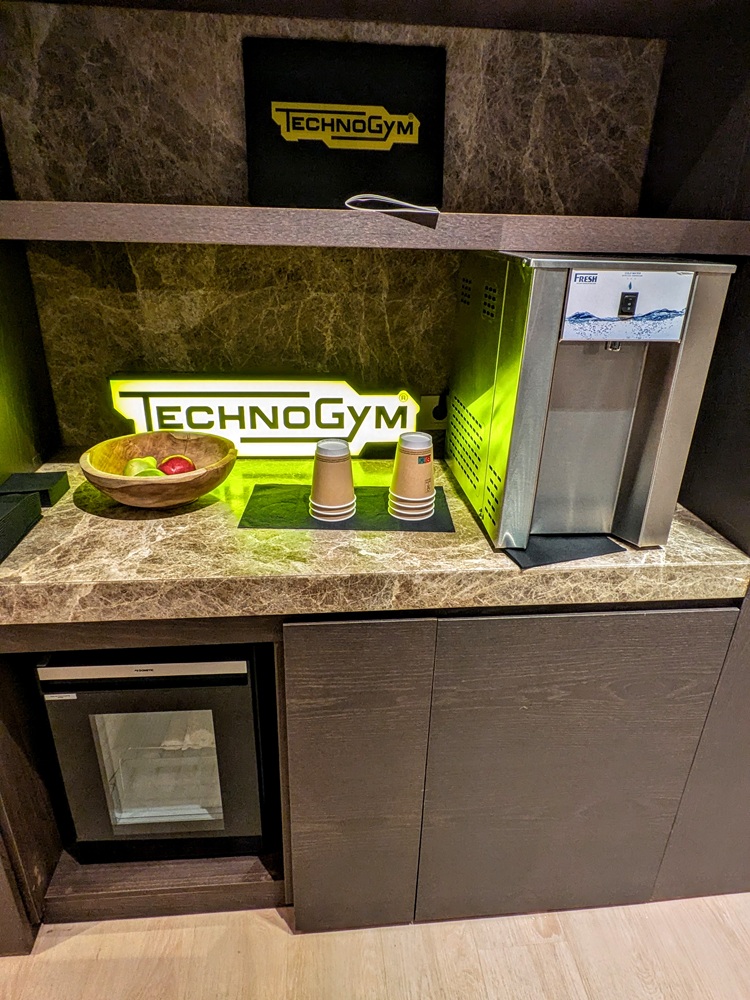 JW Marriott Crete Resort & Spa - Fitness room snacks & water