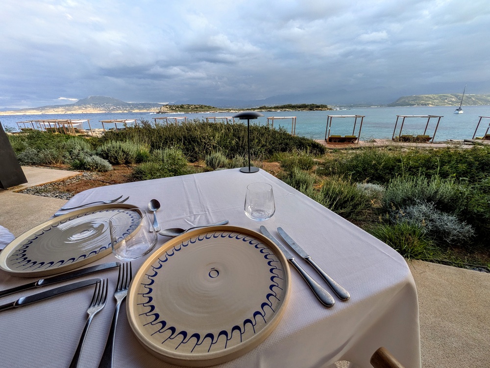 JW Marriott Crete Resort & Spa - View while at Onalos for dinner