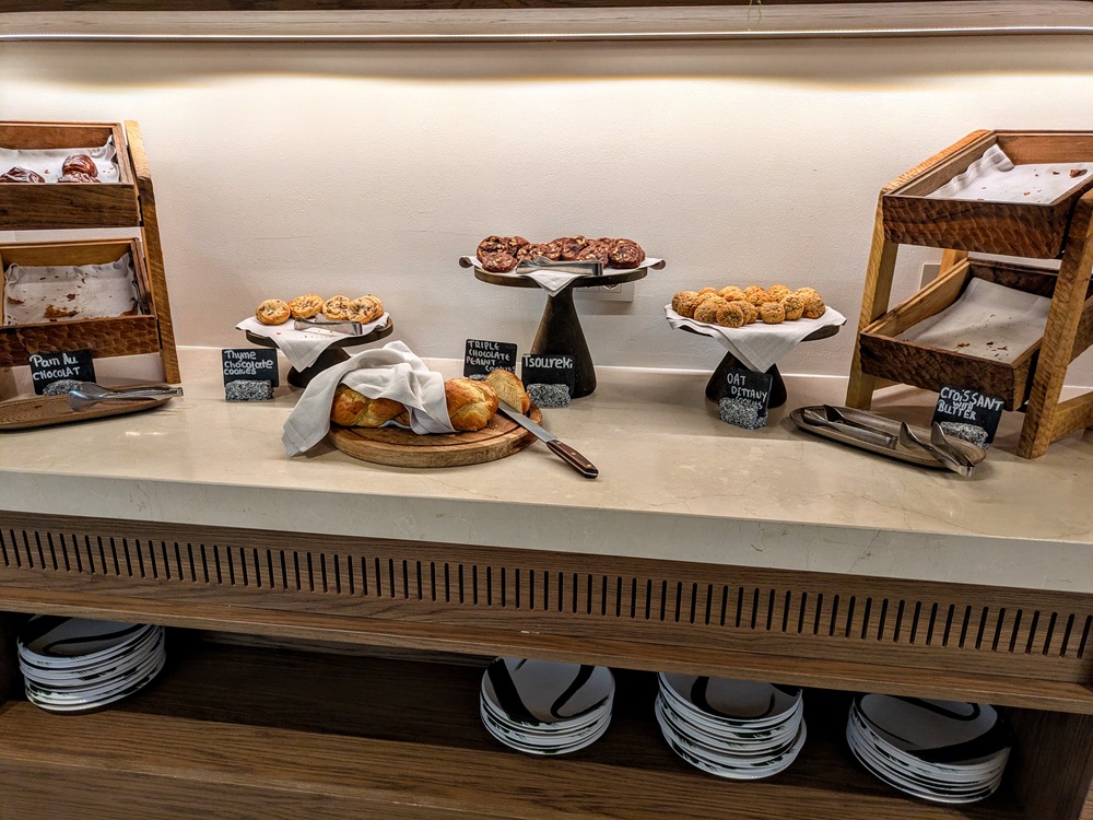 JW Marriott Crete Resort & Spa breakfast - Bread, pastries, cookies, etc.