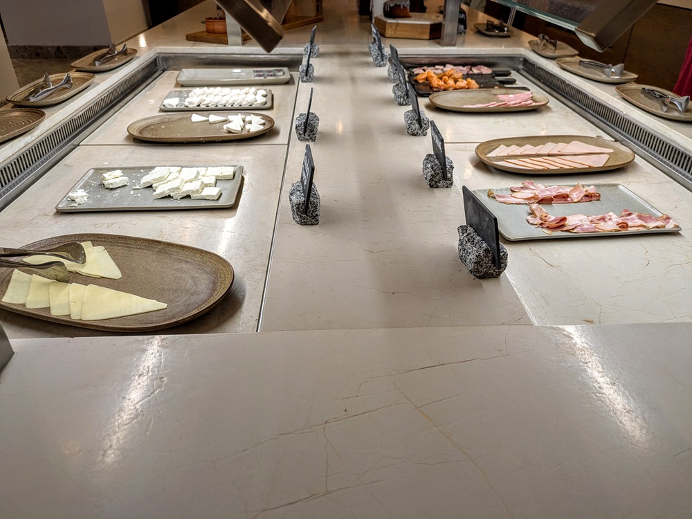 JW Marriott Crete Resort & Spa breakfast - Cold cuts