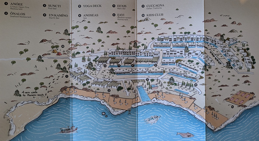 Map of JW Marriott Crete Resort & Spa