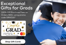 MastercardGiftCard, VanillaGift, & AmexGiftCard are all waiving purchase fees with promo codes MastercardGiftCarddotcom promo code GRAD26