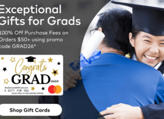 MastercardGiftCarddotcom promo code GRAD26