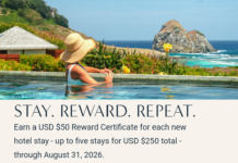 Preferred Hotels $50 hotel certificate promotion
